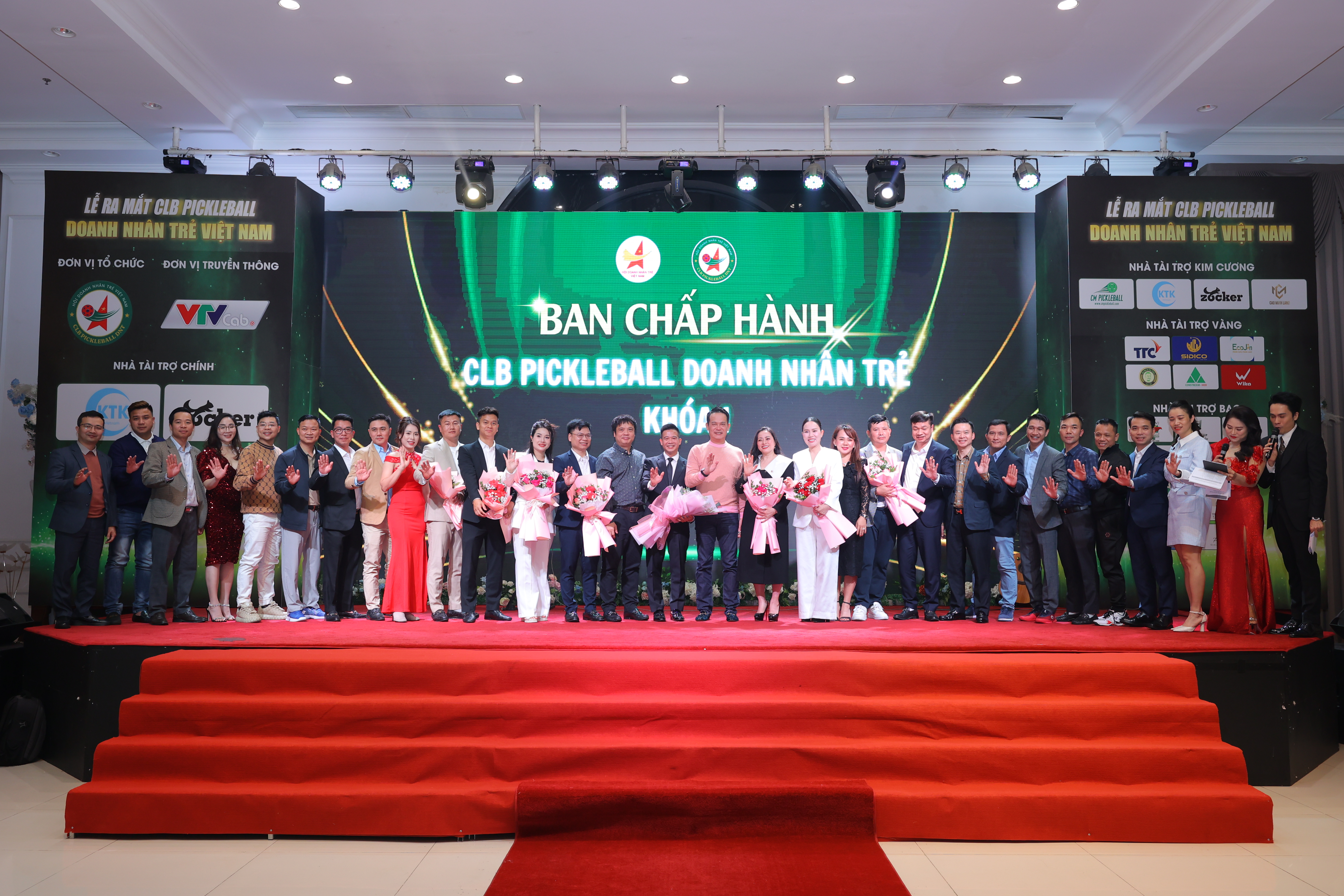 Lễ ra mắt Ban Chấp hành CLB Pickleball Doanh nhân trẻ Việt Nam ngày 22/2/2025